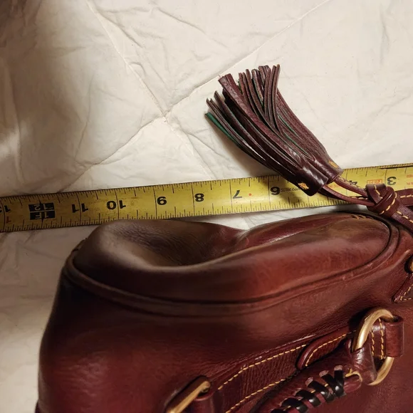Dooney & Bourke Florentine Satchel - Chestnut - Picture 13 of 14